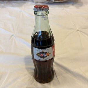 Coca Cola Collectible 1998 Super Bowl San Diego California 1 Bottle 8 0z
